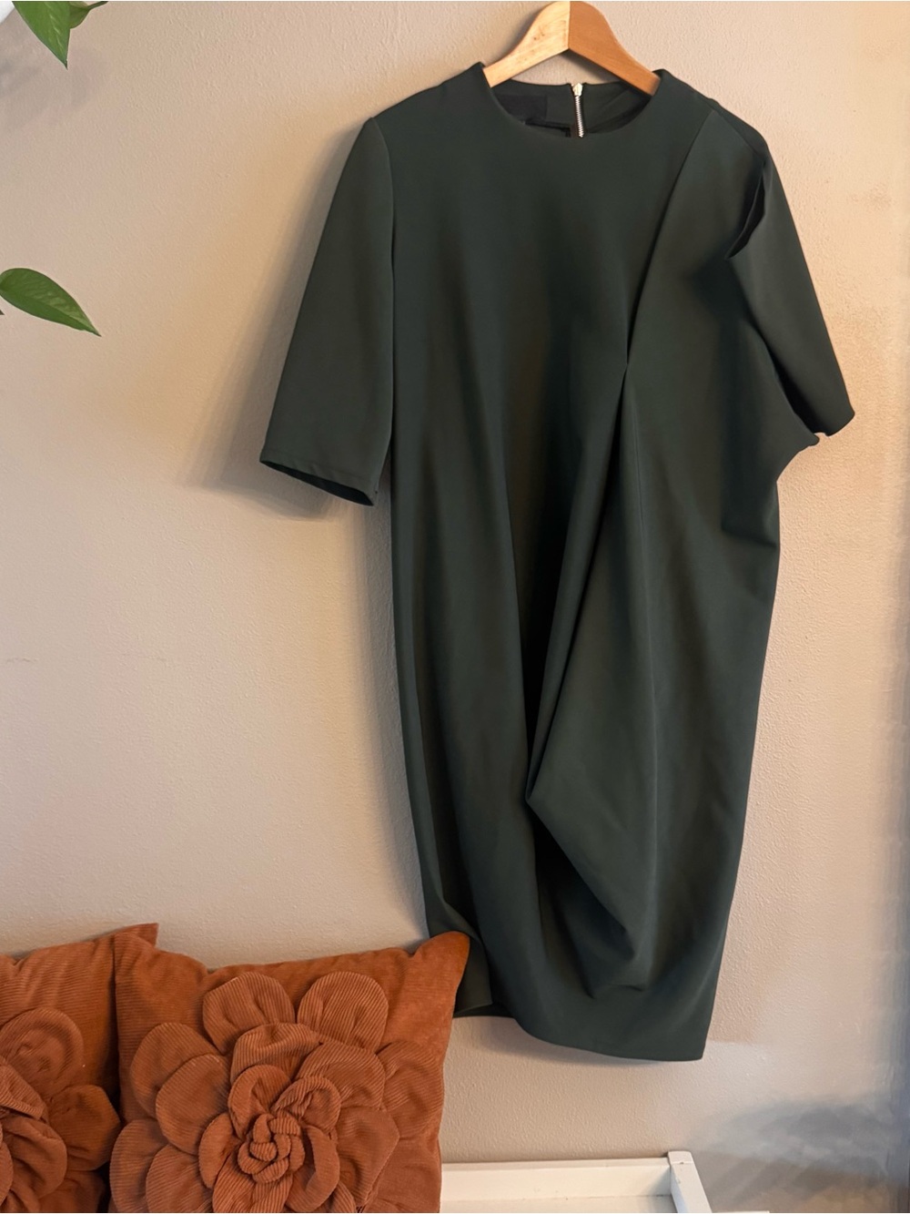 LILIA STOGOVA Minimalist Draped  Dress